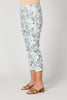 Blue Mood Print 7/8 Pull On Pant