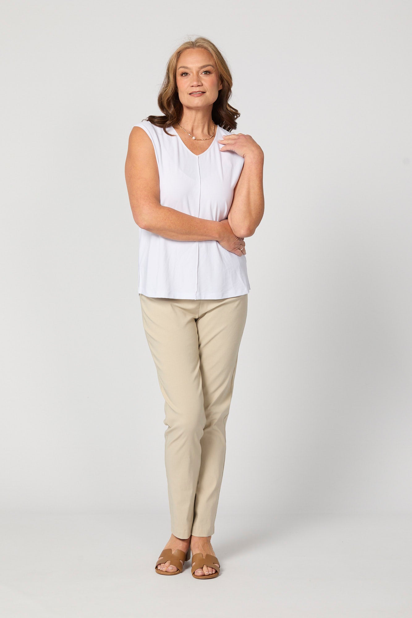 Hush Nadia V Neck Sleeveless Top