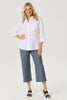 Coastal Stripe Stretch 7/8 Pant
