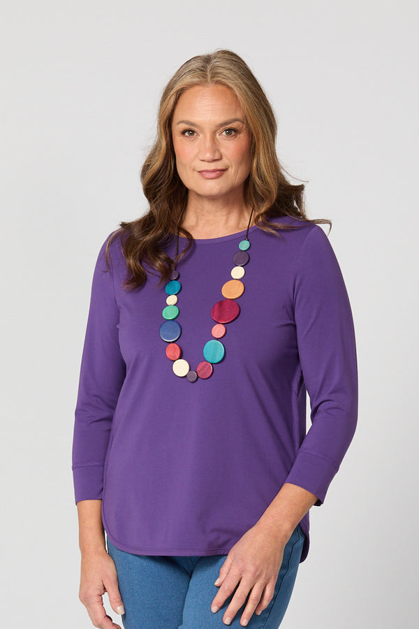 Eternity Modal/cotton 3/4 Sleeve Top