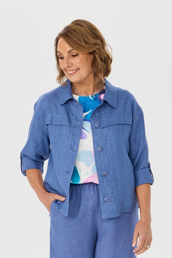 Orla Relaxed Roll Sleeve Jacket