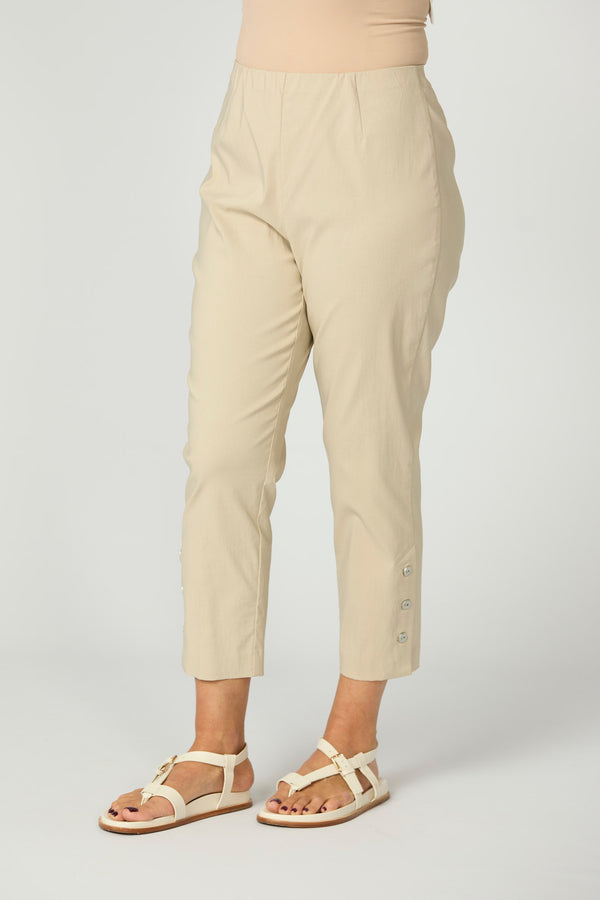 Chaucer 7/8 Button Hem Pant