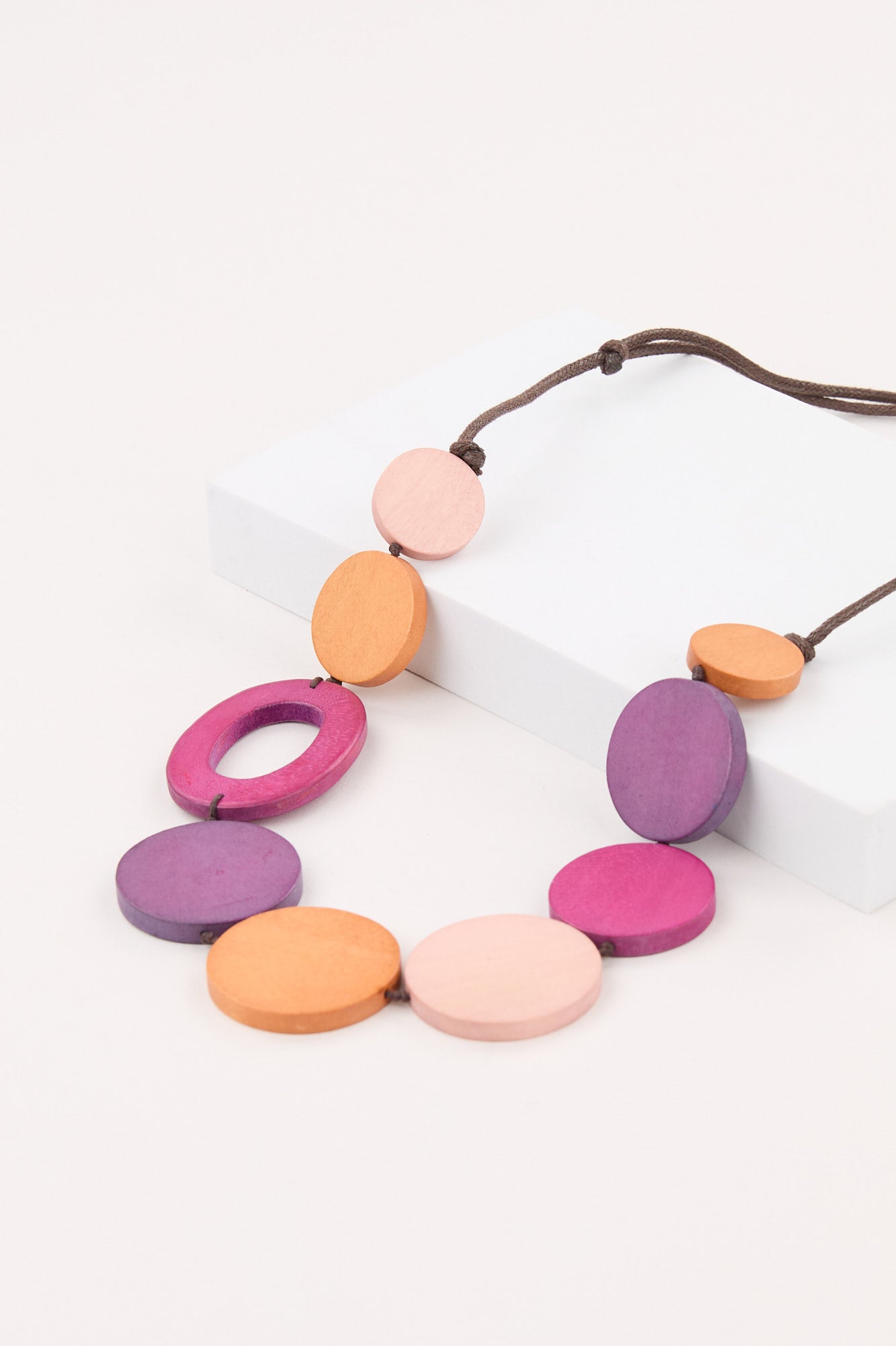 Laurel Wooden Necklace
