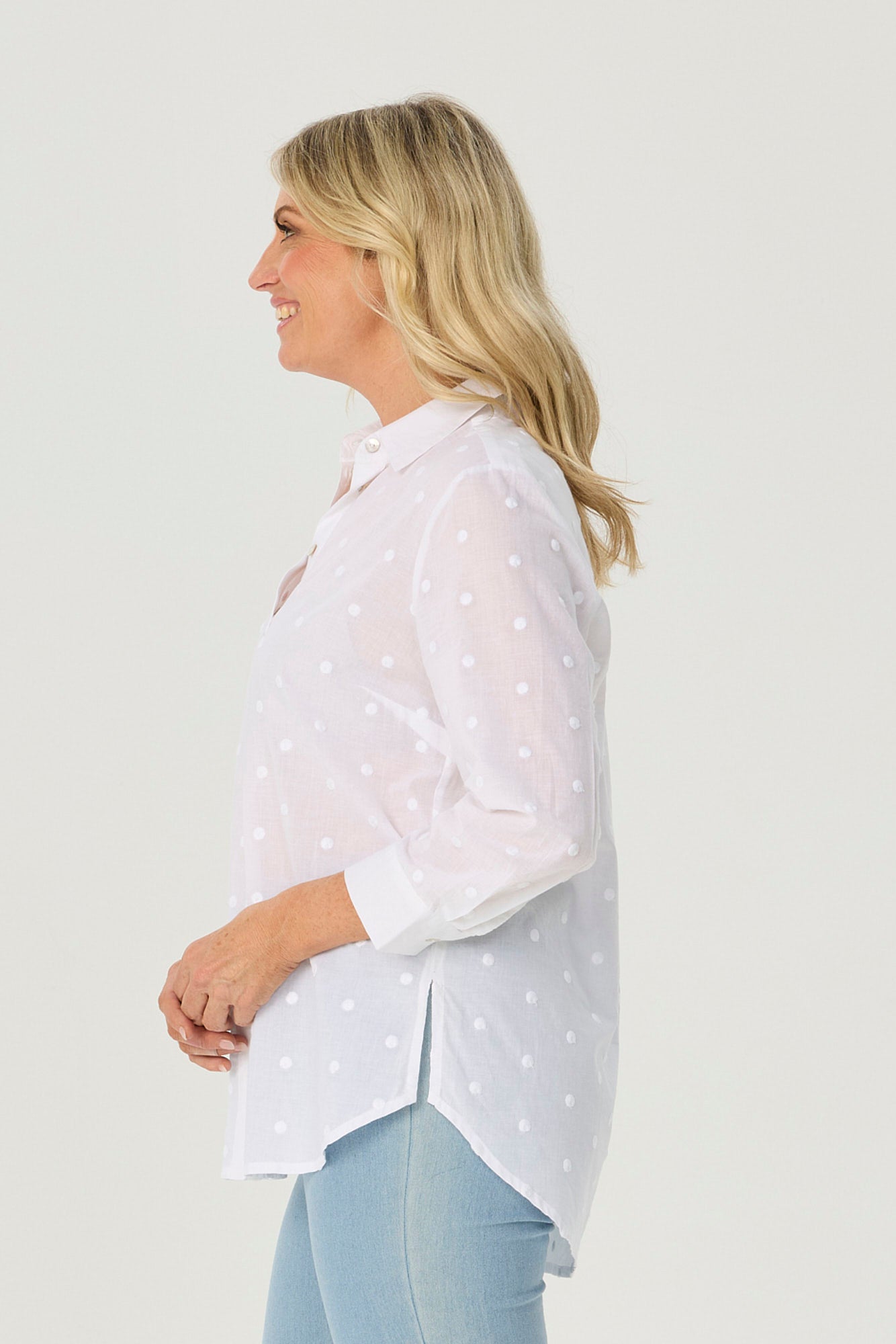 Bindi Spot 3/4 Sleeve Shirt