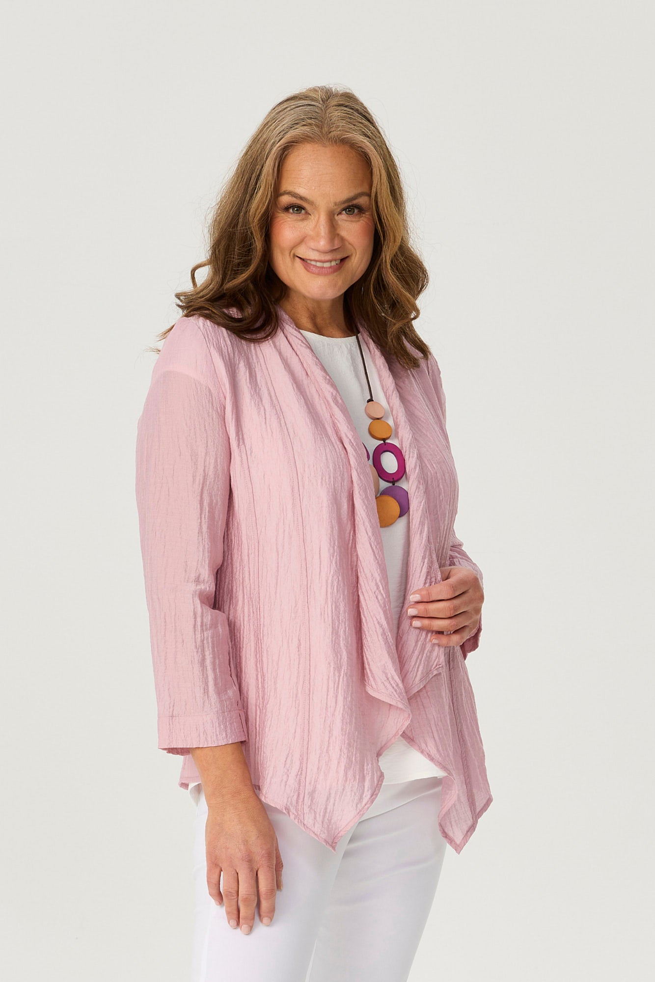 Casino 3/4 Slv Waterfall Jacket