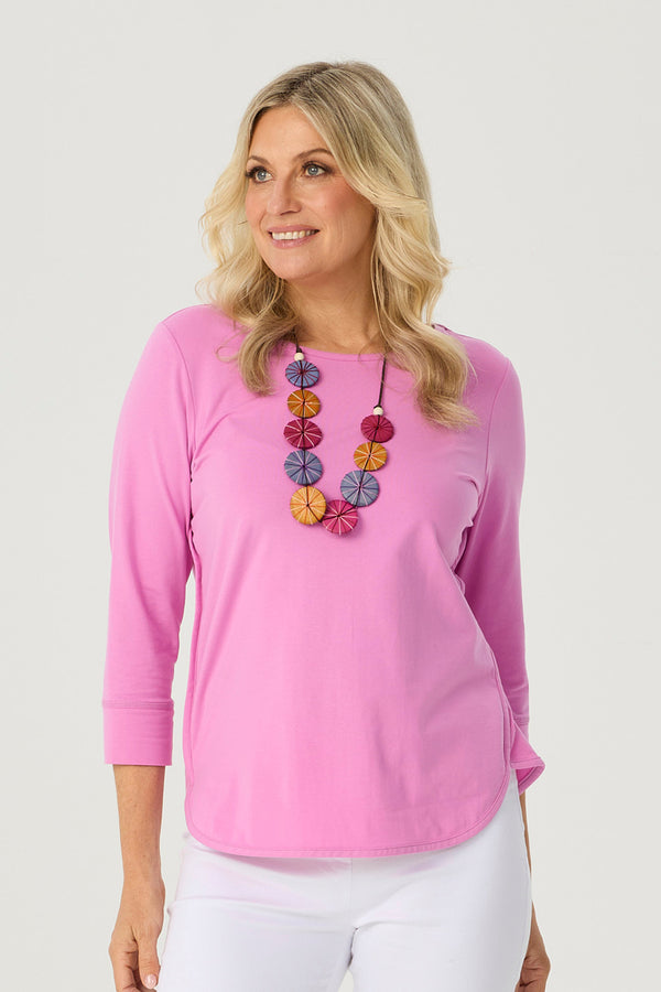 Eternity Modal/cotton 3/4 Sleeve Top