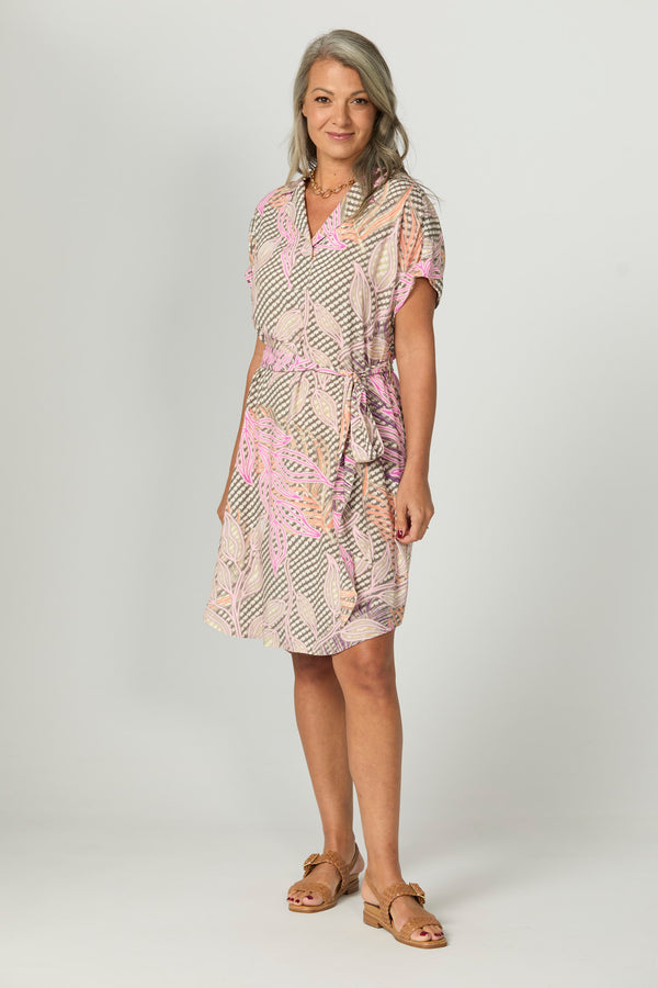 Summer Essence Curve Hem Dress