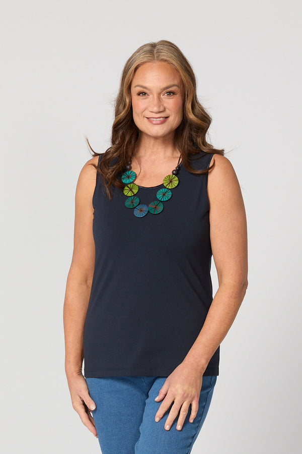 Easy Ribbon Trim Singlet