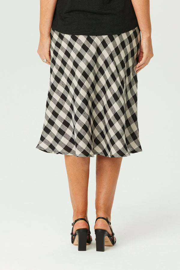 Rossdale Check Pull On Skirt