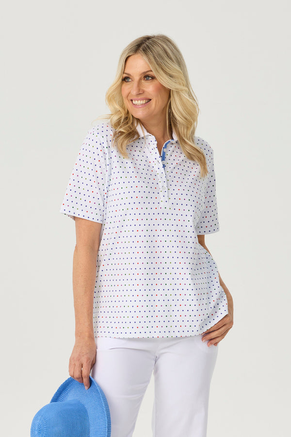 Madison S/s Polo Top