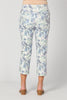 Blue Mood Print 7/8 Pull On Pant