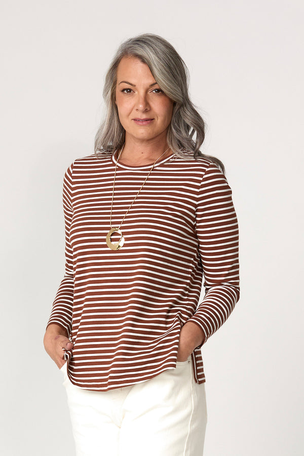 Caz Stripe Top