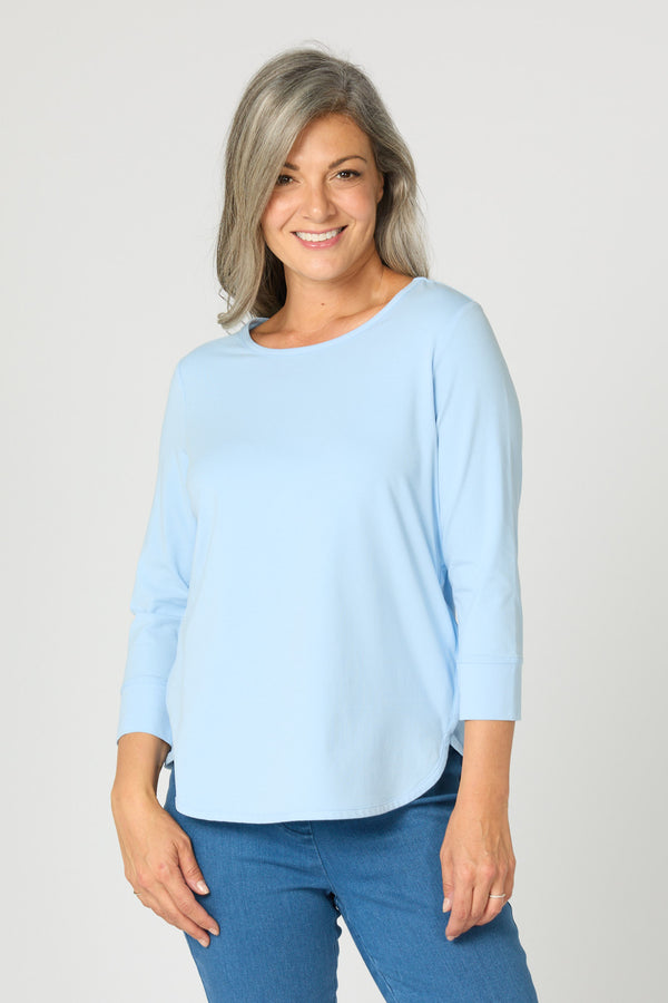 Eternity Modal/cotton 3/4 Sleeve Top