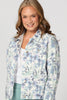 Blue Mood Print Jacket