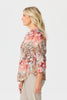 Freda 3/4 Sleeve Collared Shirt