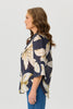Lucia V-neck 3/4 Slv Tunic Top
