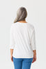 Jerry 3/4 Sleeve Print Front Tee
