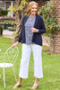 Darcy 7/8 Zip Wide Leg Jean