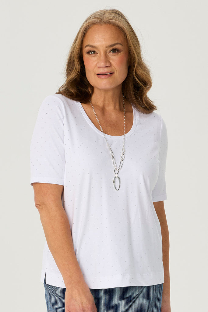 DELRAY STUD S/S TEE