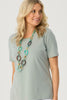 Everyday Ribbon Trim S/slv Tee