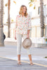 Bianca Collarless 3/4 Slv Shirt