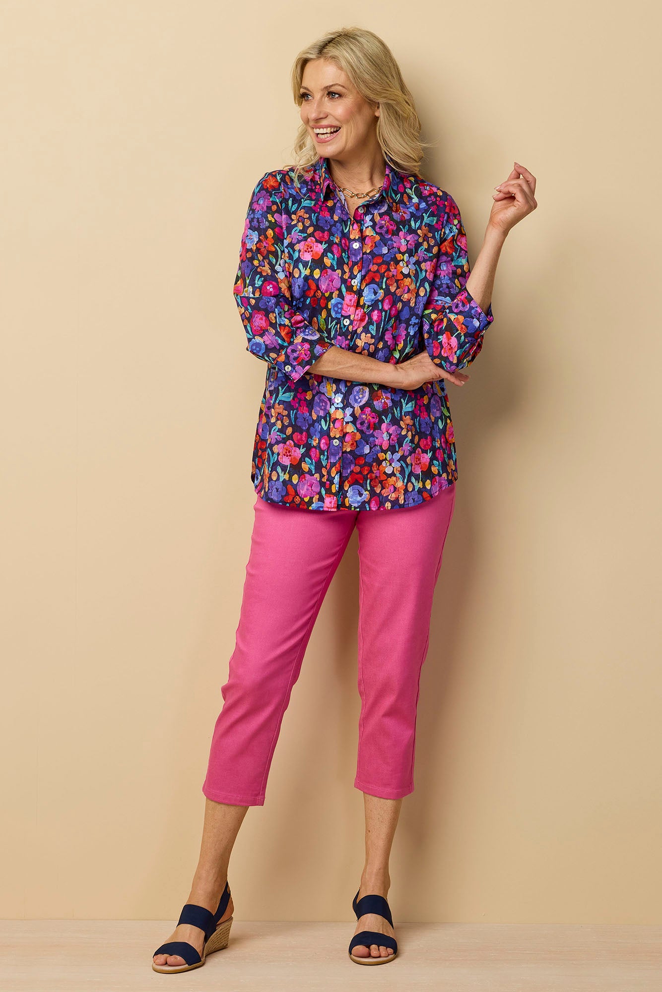 Sandy Stretch 7/8 Pull On Jean