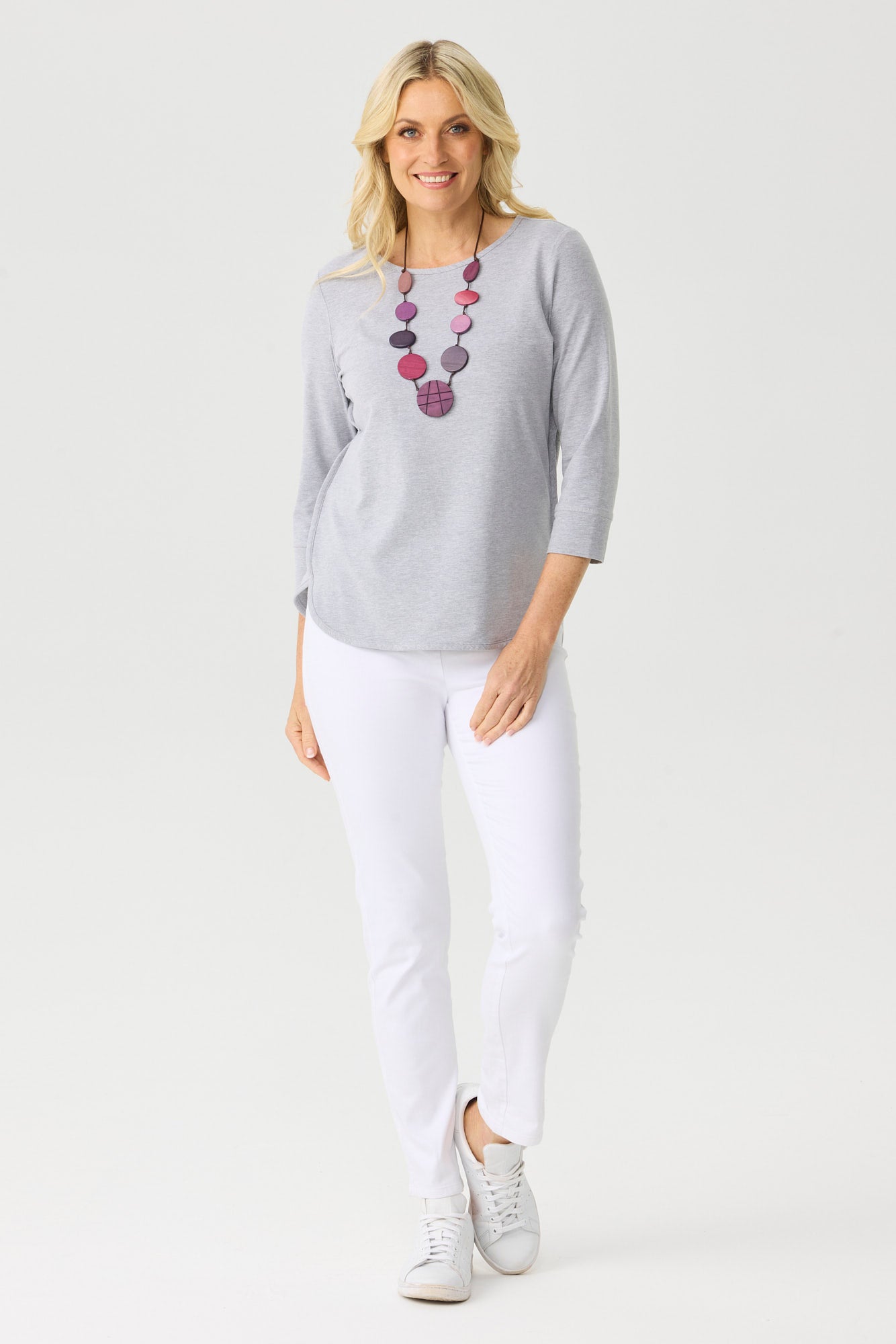 ETERNITY MODAL/COTTON 3/4 SLV TOP