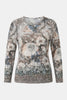 Raquel Long Sleeve Burnout Top