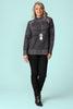 Plated Raglan Sweater
