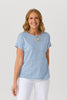 Pebble Stripe S/slv Tee