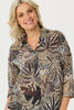 Lana 3/4 Sleeve Cocoon Shirt