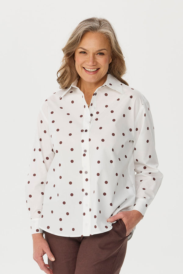 Larson Dot Long Sleeve Shirt