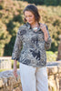 Lana 3/4 Sleeve Cocoon Shirt