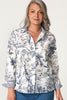 Landscape Long Sleeve Ribbon Trim Shirt
