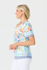 Romy Short Sleeve Burn Out Print Tee
