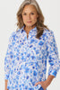Pietro 3/4 Sleeve Print Shirt