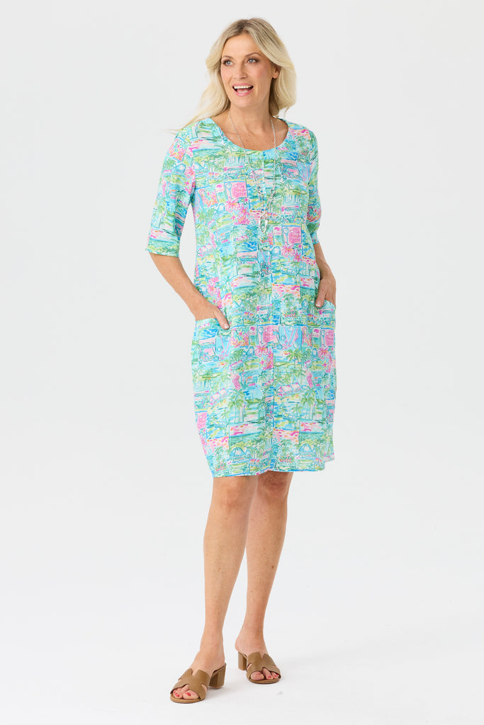 Cocoon Pocket Relaxed Dress