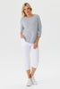 Vibe Stretch Eyelet Crop Pant