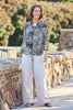 Lana 3/4 Sleeve Cocoon Shirt