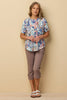 Cancun Short Sleeve Pleat Back Tee
