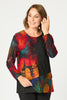 SUVI SPLICED TOP WITH SNOOD