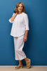 Cologne Crop Button Detail Pant