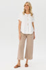 Darcy 7/8 Zip Wide Leg Jean