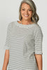 Corsa Stripe Elbow Slv Tee