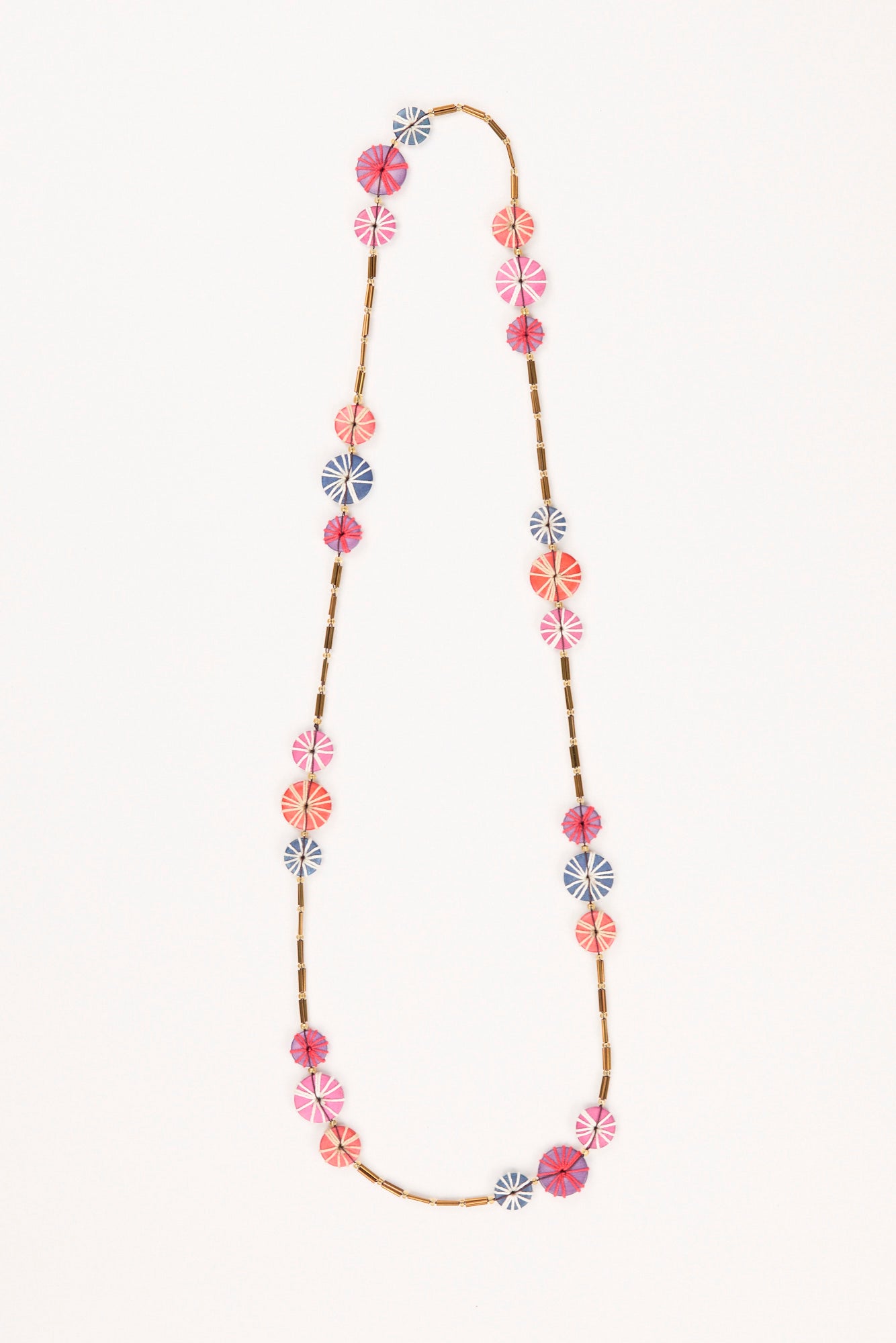 CLEO WOOD BEADED NECKLACE