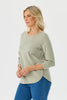 Eternity Modal/cotton 3/4 Sleeve Top