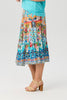 Coast Shirred Waist Print Skirt