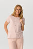 Pebble Stripe S/slv Tee