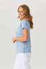 Pebble Stripe S/slv Tee