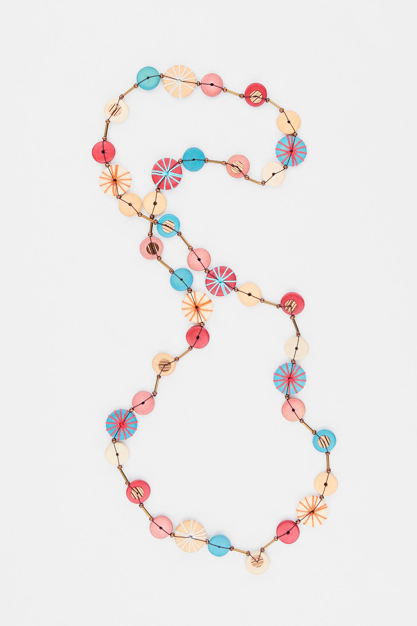 Valencia Wooden Necklace